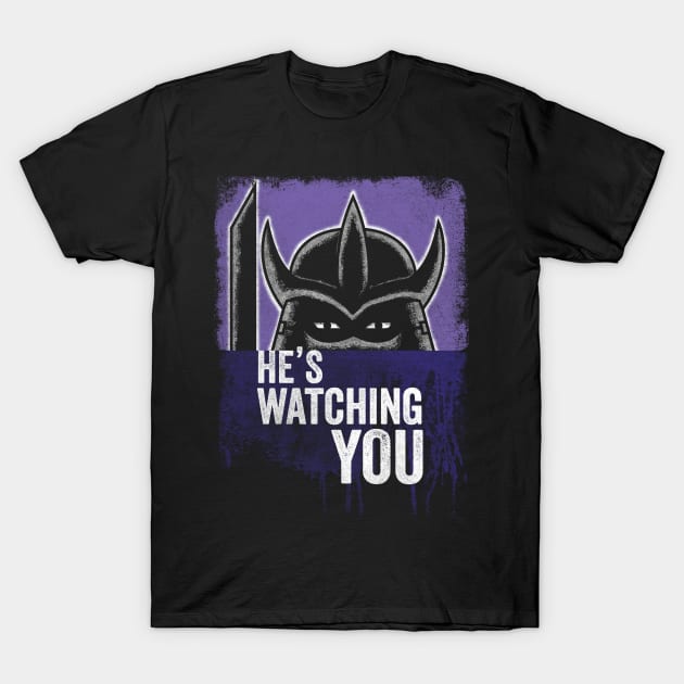 Shredder is Watching T-Shirt by MJ